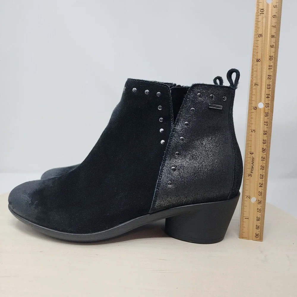 Josef Seibel Ankle Boots‎ Womens EU 41 US 10 Romika Daisy Black Suede Studded 2
